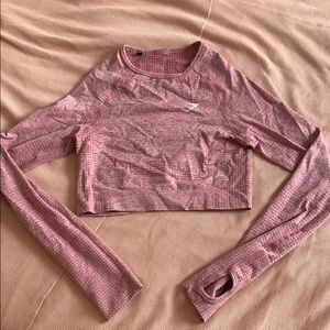Gym shark long sleeve workout top